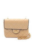 Pre-OwnedCHANEL Pre-Owned1989-1991 Mini Square Classic Lambskin Single Flap crossbody bag