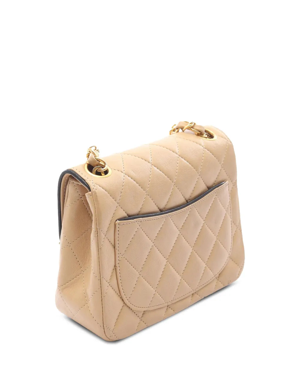 Pre-OwnedCHANEL Pre-Owned1989-1991 Mini Square Classic Lambskin Single Flap crossbody bag