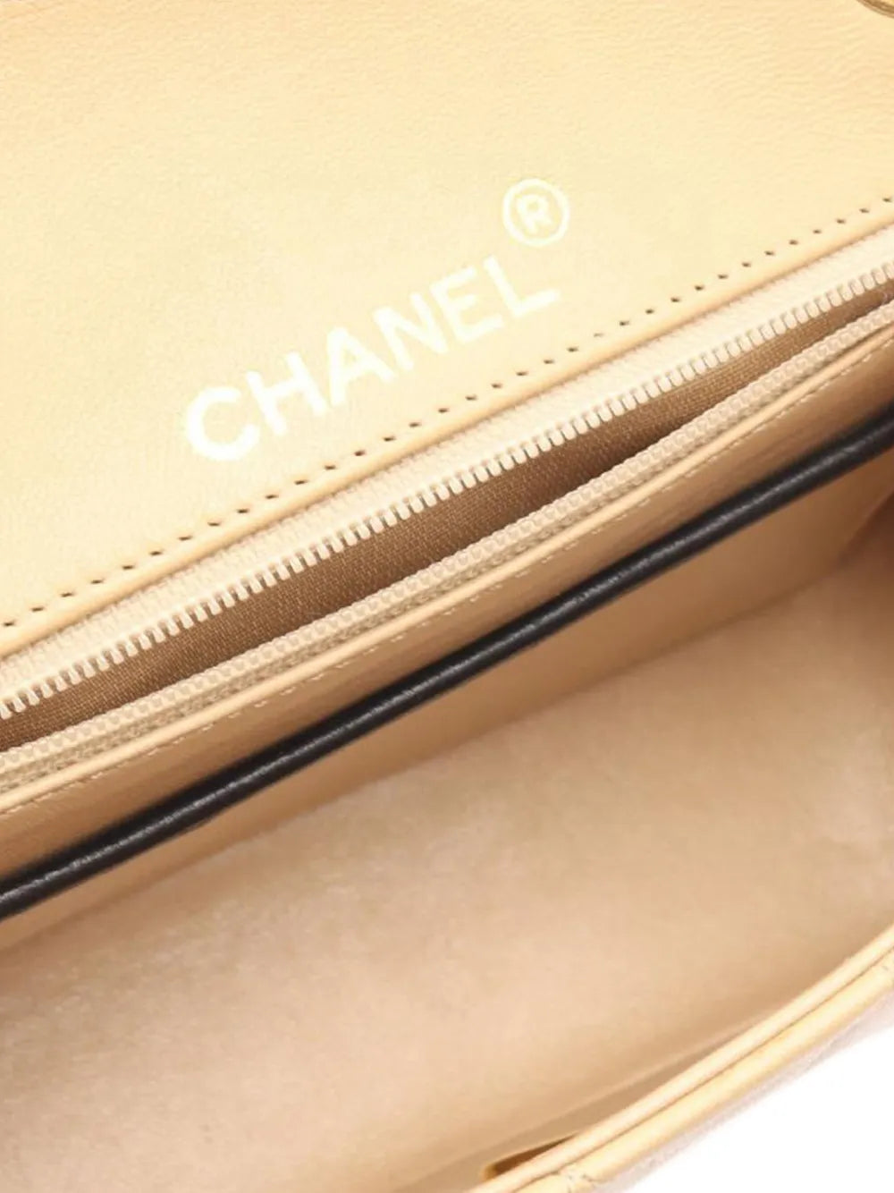 Pre-OwnedCHANEL Pre-Owned1989-1991 Mini Square Classic Lambskin Single Flap crossbody bag