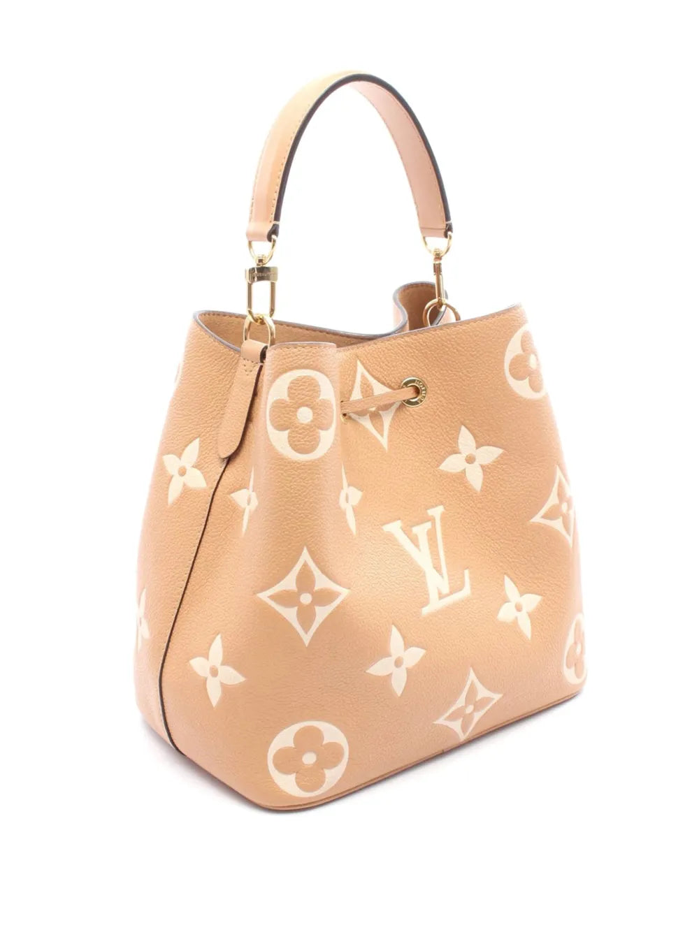 Pre-OwnedLouis Vuitton Pre-Owned2021-2025 Monogram Giant Bicolor Empreinte Neonoe MM bucket bag
