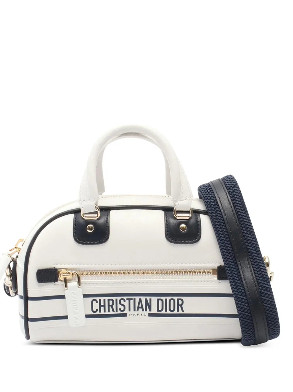 Pre-OwnedChristian Dior Pre-Owned2022 Mini Leather Vibe Bowling Bag satchel