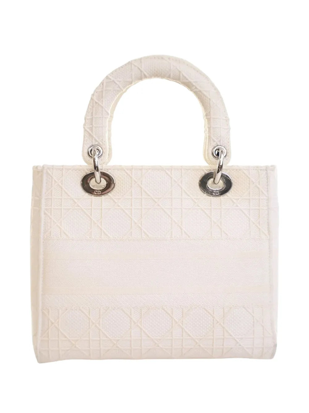 Pre-OwnedChristian Dior Pre-Owned2010 Medium Canvas Cannage Lady D Lite satchel