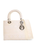 Pre-OwnedChristian Dior Pre-Owned2010 Medium Canvas Cannage Lady D Lite satchel