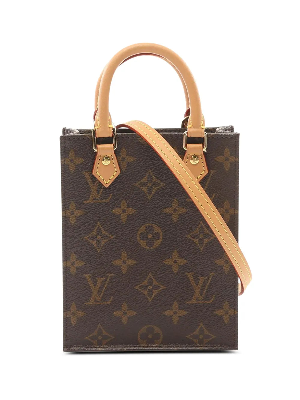Pre-OwnedLouis Vuitton Pre-Owned2020 Monogram Petit Sac Plat satchel