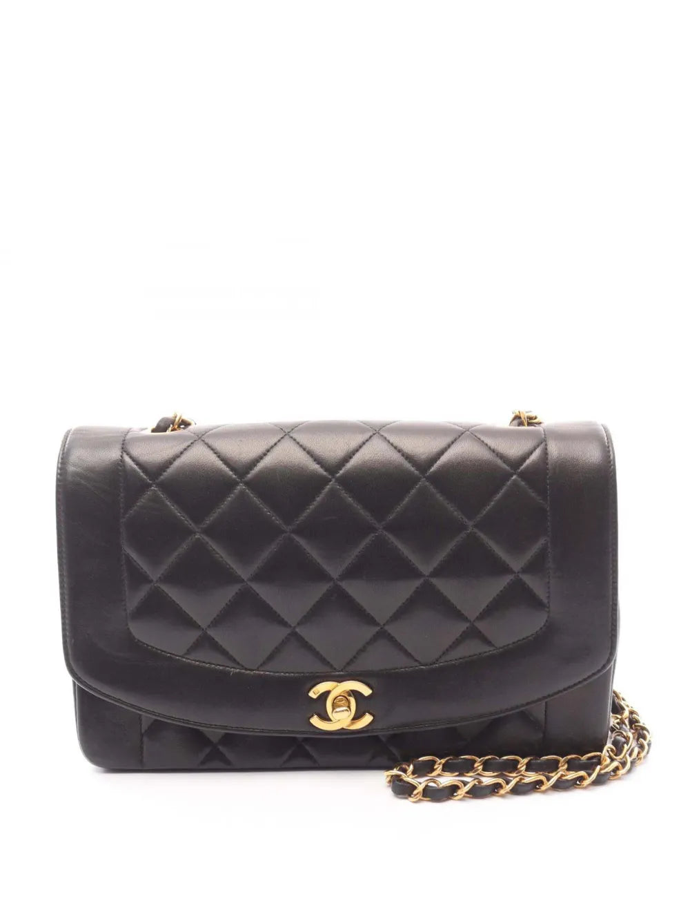 Pre-OwnedCHANEL Pre-Owned1994-1996 Medium Lambskin Diana Flap crossbody bag