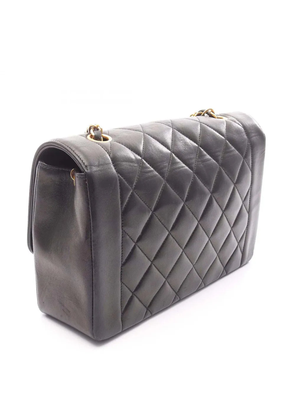 Pre-OwnedCHANEL Pre-Owned1994-1996 Medium Lambskin Diana Flap crossbody bag