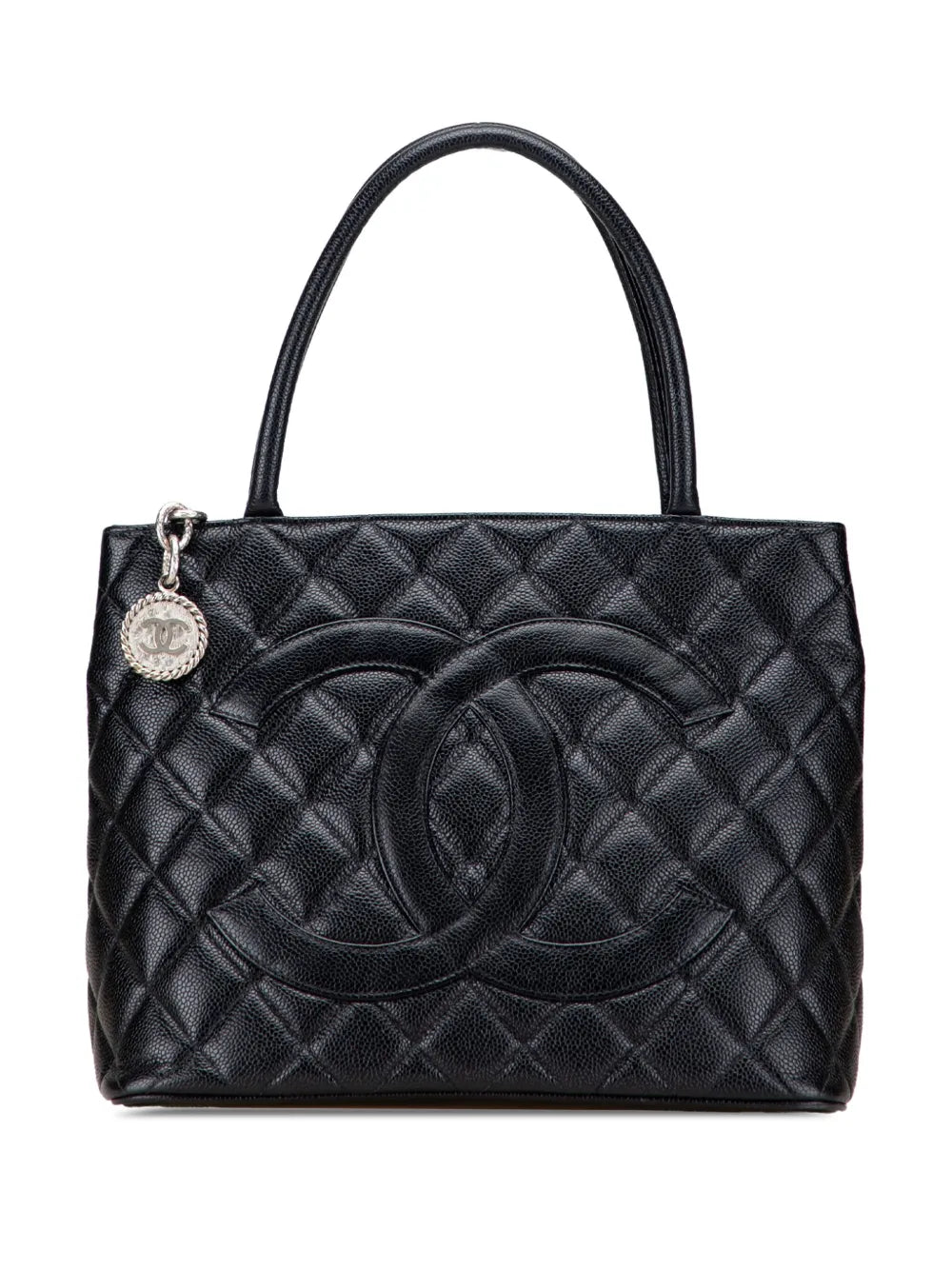 Pre-OwnedCHANEL Pre-Owned1997-1999 Caviar Medallion tote bag