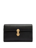 Savette Symmetry grained clutch bag
