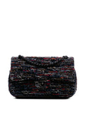 Pre-OwnedCHANEL Pre-Owned2015-2016 Medium Classic Tweed Double Flap shoulder bag
