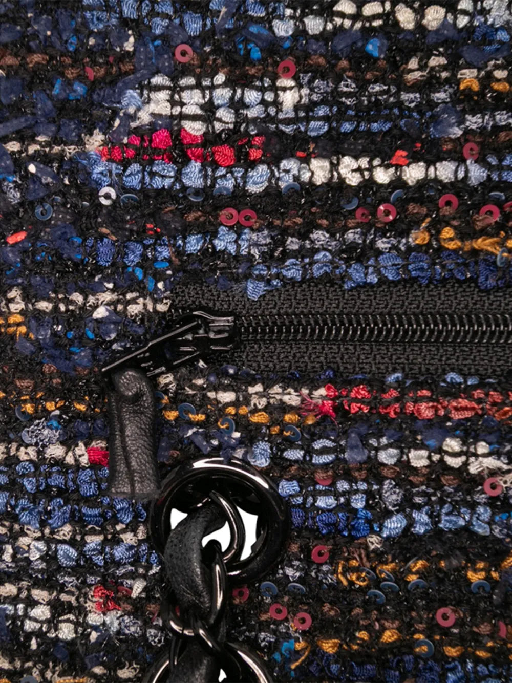 Pre-OwnedCHANEL Pre-Owned2015-2016 Medium Classic Tweed Double Flap shoulder bag