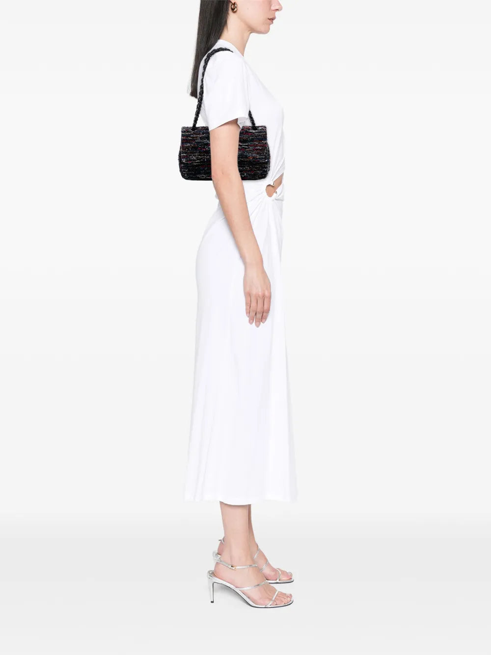 Pre-OwnedCHANEL Pre-Owned2015-2016 Medium Classic Tweed Double Flap shoulder bag