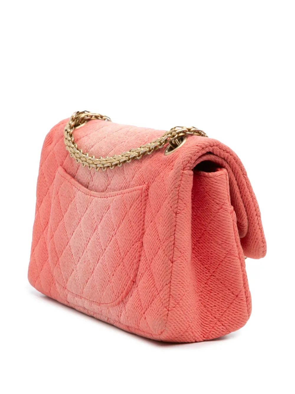 Pre-OwnedCHANEL Pre-Owned2019 Reissue 2.55 Quilted Denim Ombre Double Flap 225 shoulder bag