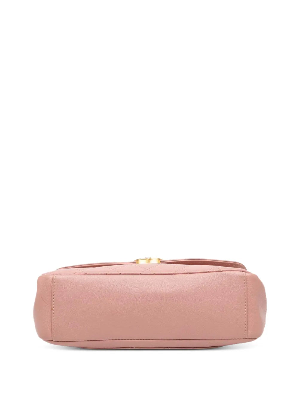 Pre-OwnedCHANEL Pre-Owned2019 Quilted Lambskin Curved Flap crossbody bag