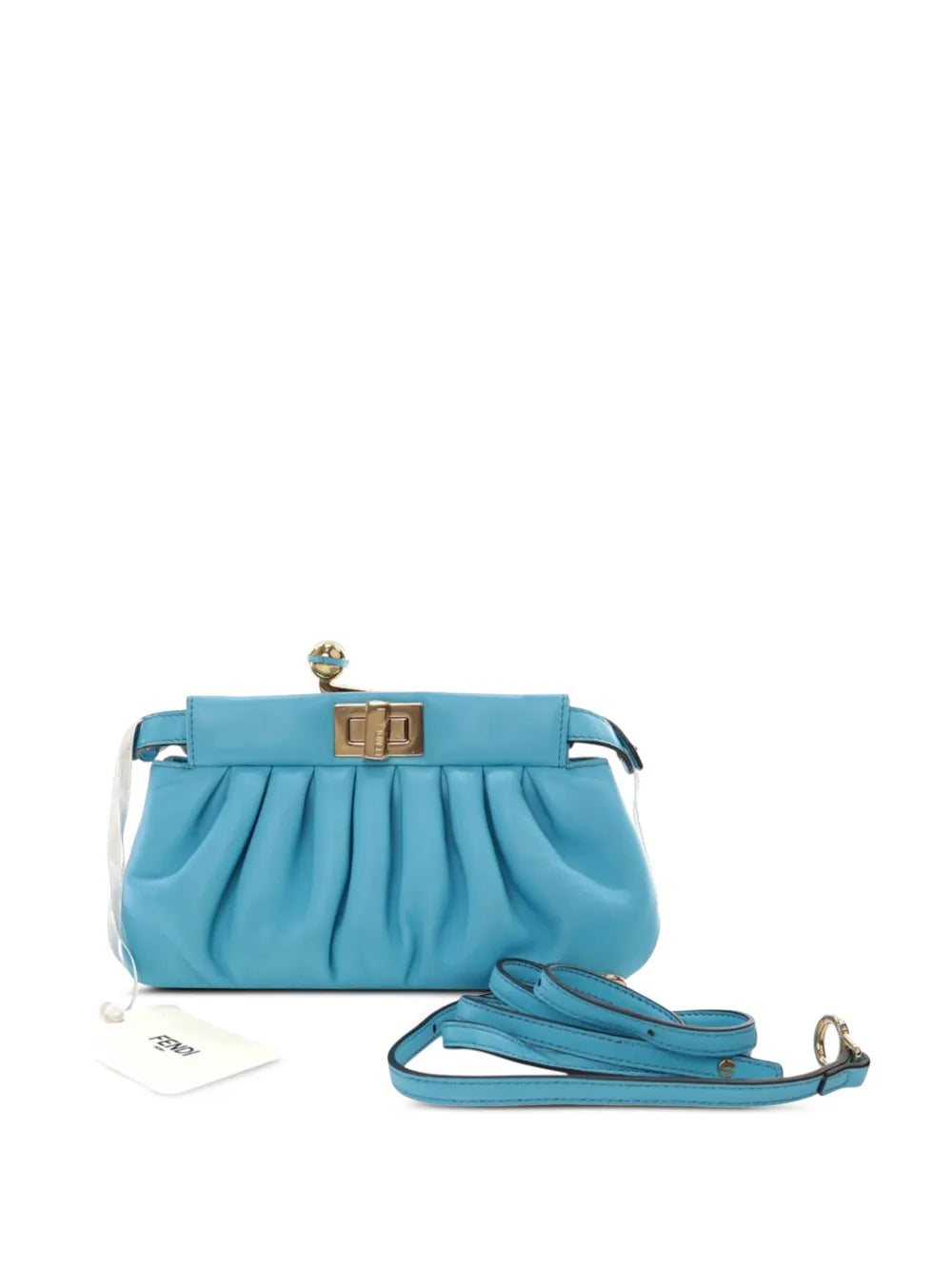 Pre-OwnedFendi Pre-Owned2010-2025 Nappa Peekaboo Click Clutch On Strap crossbody bag