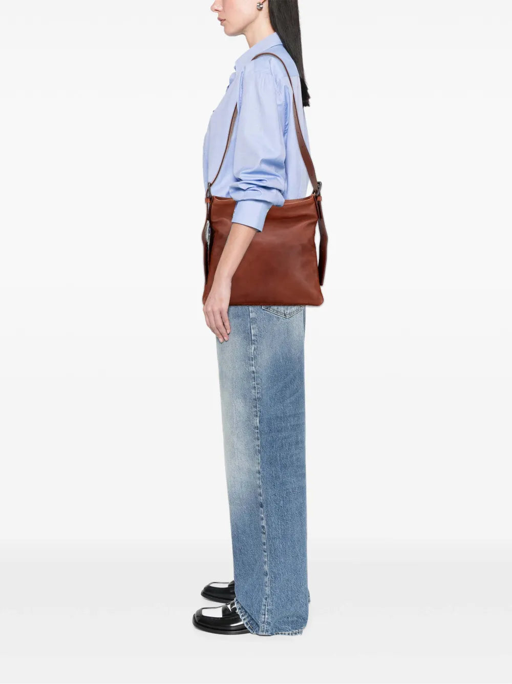 Pre-OwnedBottega Veneta Pre-Owned2010 Intrecciato Trimmed Nappa crossbody bag