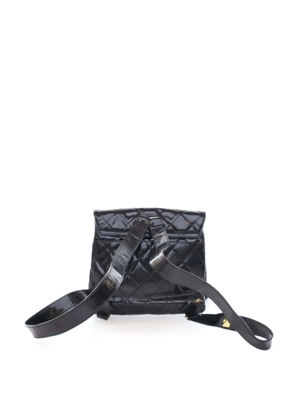 Pre-OwnedCHANEL Pre-Owned1996-1997 CC Quilted Patent backpack