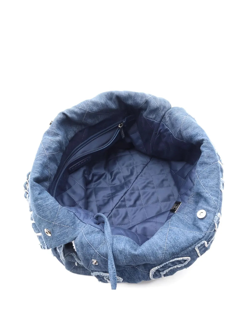 Pre-OwnedCHANEL Pre-Owned2021s small Chanel 22 denim shoulder bag