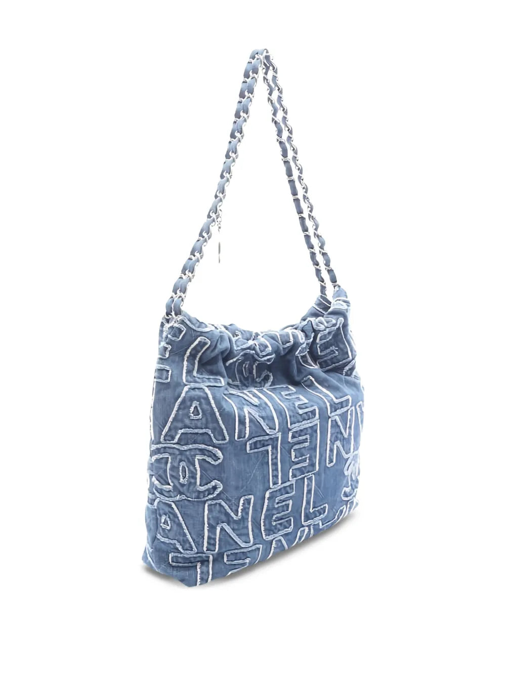 Pre-OwnedCHANEL Pre-Owned2021s small Chanel 22 denim shoulder bag
