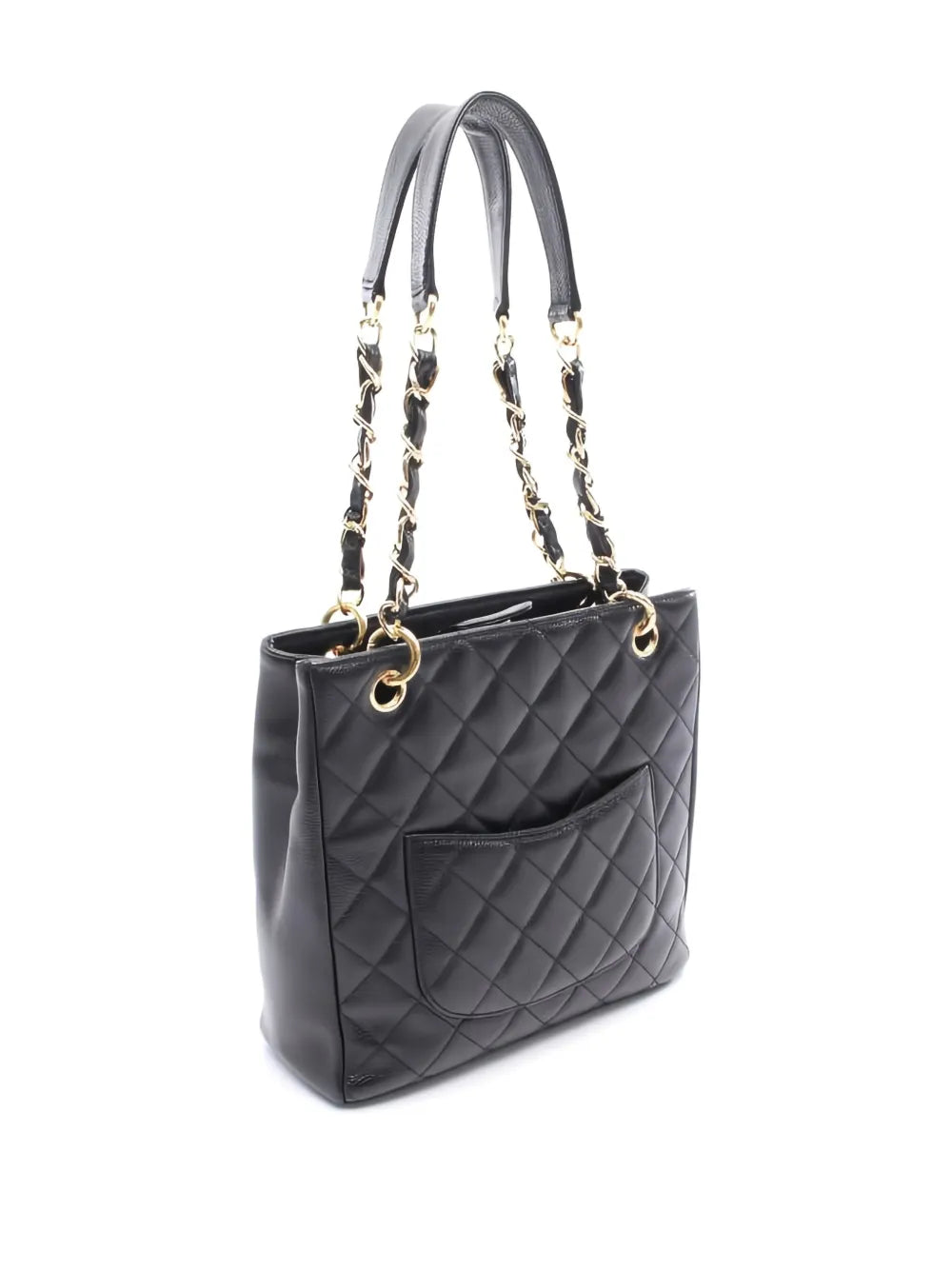Pre-OwnedCHANEL Pre-Owned2003-2004 quilted chain tote bag