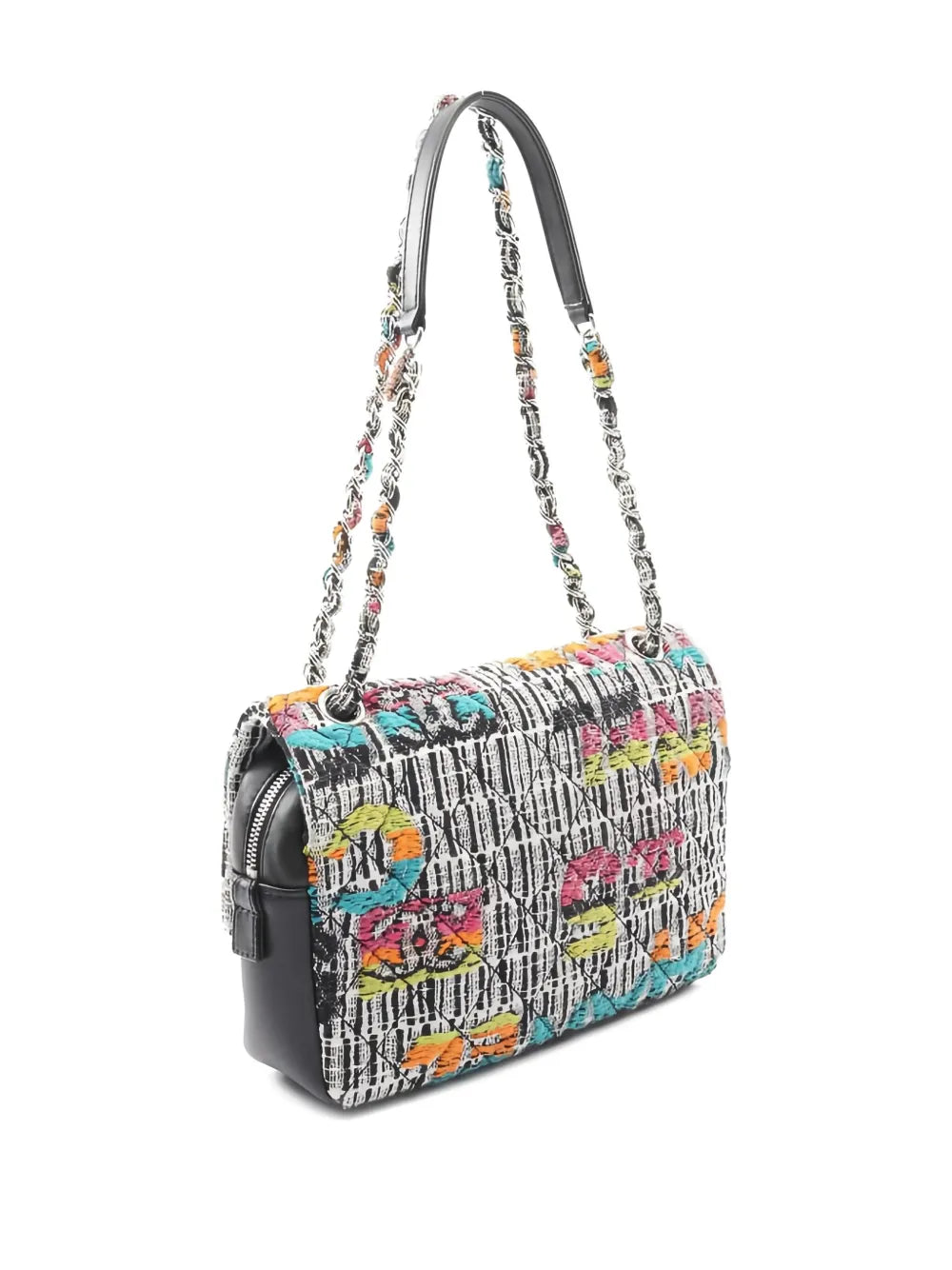 Pre-OwnedCHANEL Pre-Owned2015-2016 Tweed Easy Fantasy shoulder bag