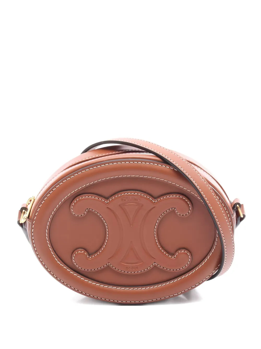 Pre-OwnedCeline Pre-Owned2010s Small Triomphe Oval Calfskin crossbody bag
