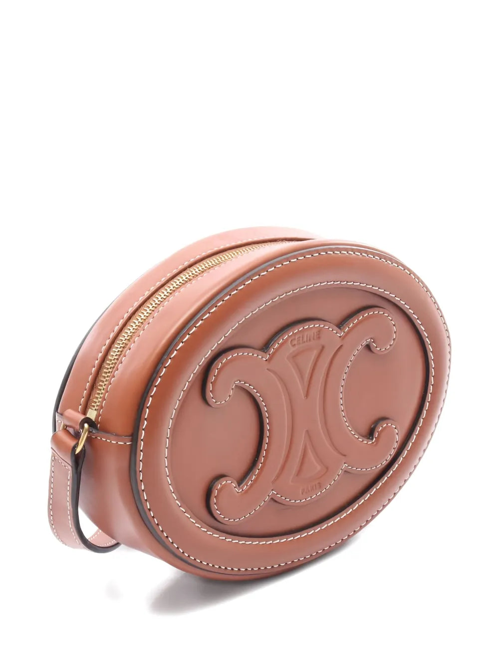 Pre-OwnedCeline Pre-Owned2010s Small Triomphe Oval Calfskin crossbody bag
