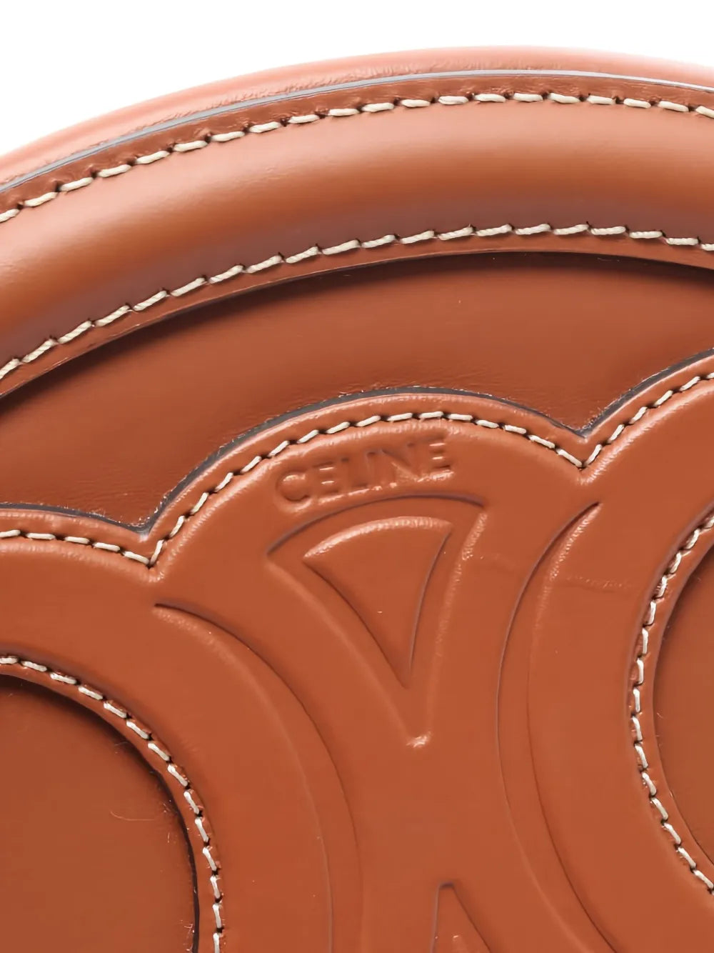 Pre-OwnedCeline Pre-Owned2010s Small Triomphe Oval Calfskin crossbody bag