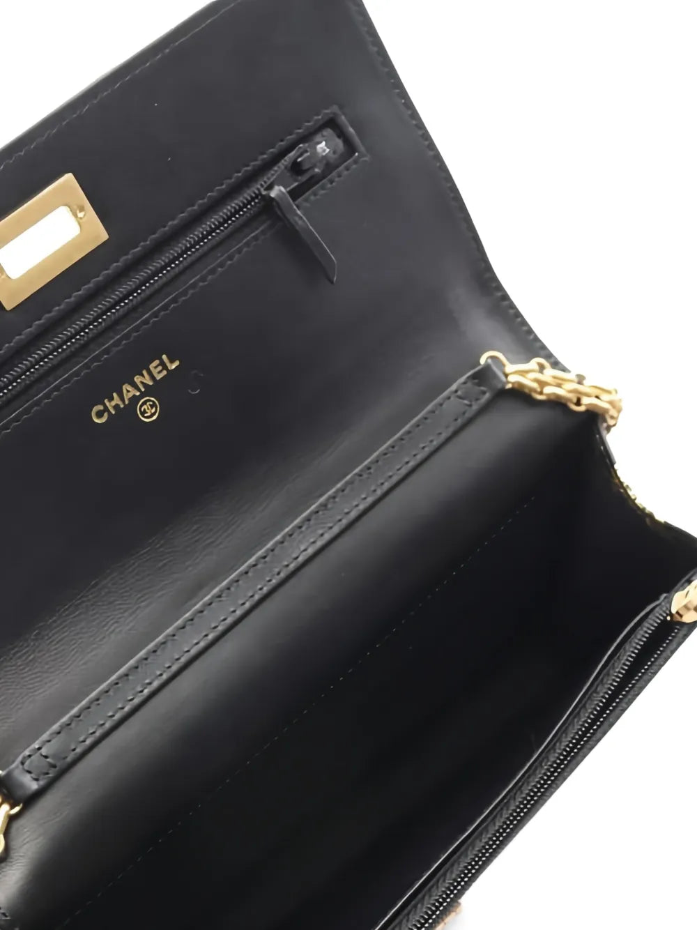 Pre-OwnedCHANEL Pre-Ownedmini 2019  2.55 chain wallet