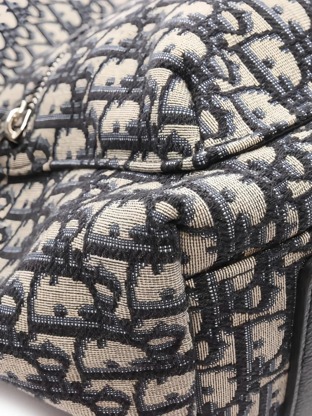 Pre-OwnedChristian Dior Pre-Owned2010s oblique jacquard leather backpack