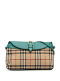 Pre-OwnedBurberry Pre-Owned2000-2017 Haymarket Check Canvas Leah crossbody bag