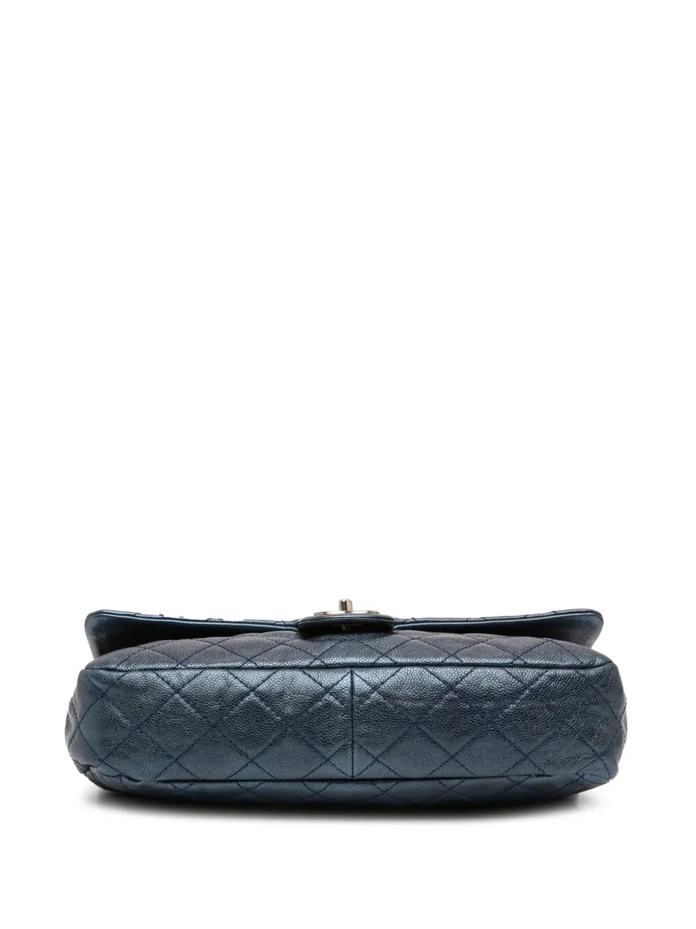 Pre-OwnedCHANEL Pre-Owned2013-2014 Jumbo Quilted Iridescent Caviar Easy Flap shoulder bag