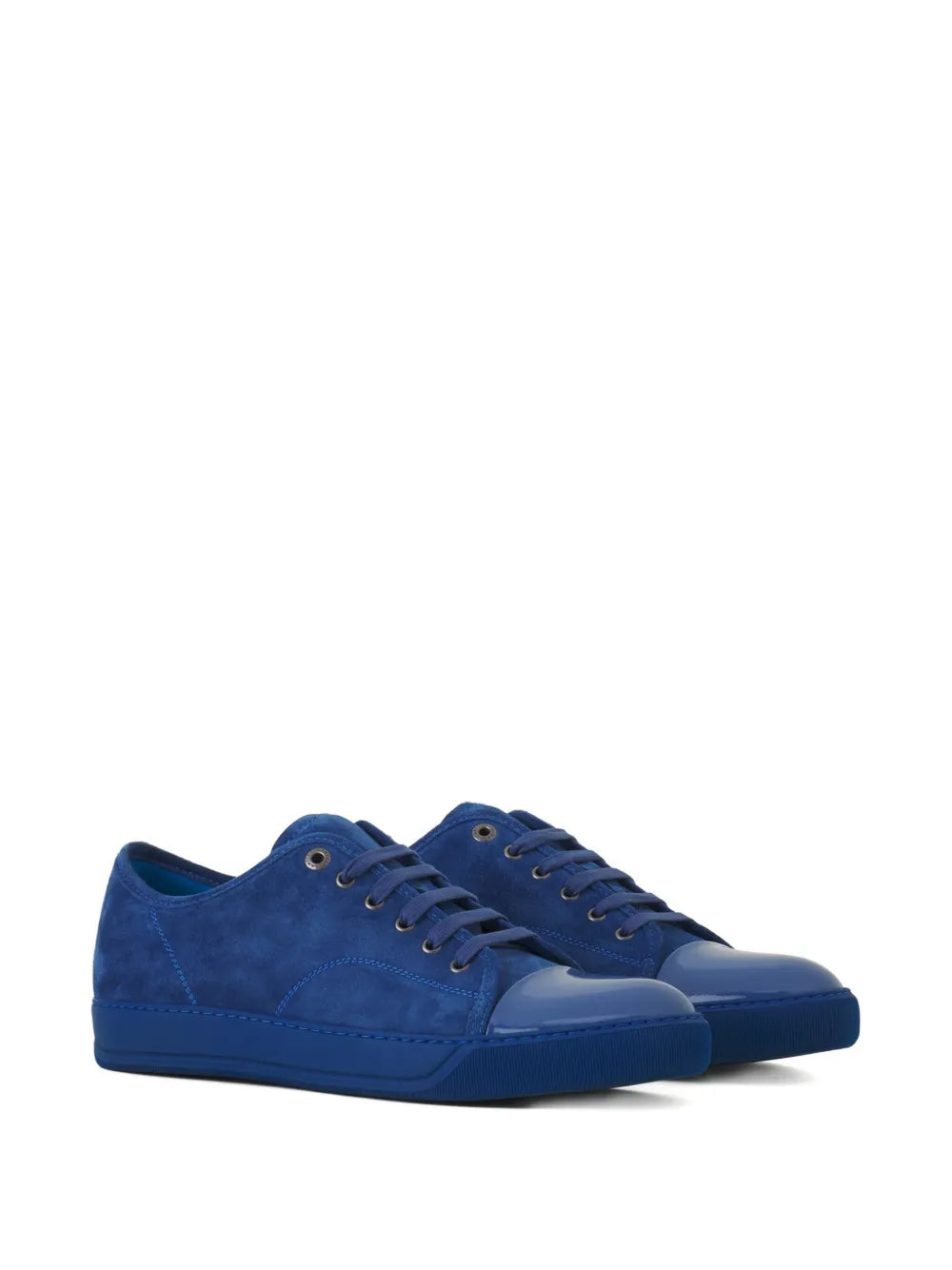 Lanvin Lace-Up Panelled Sneakers