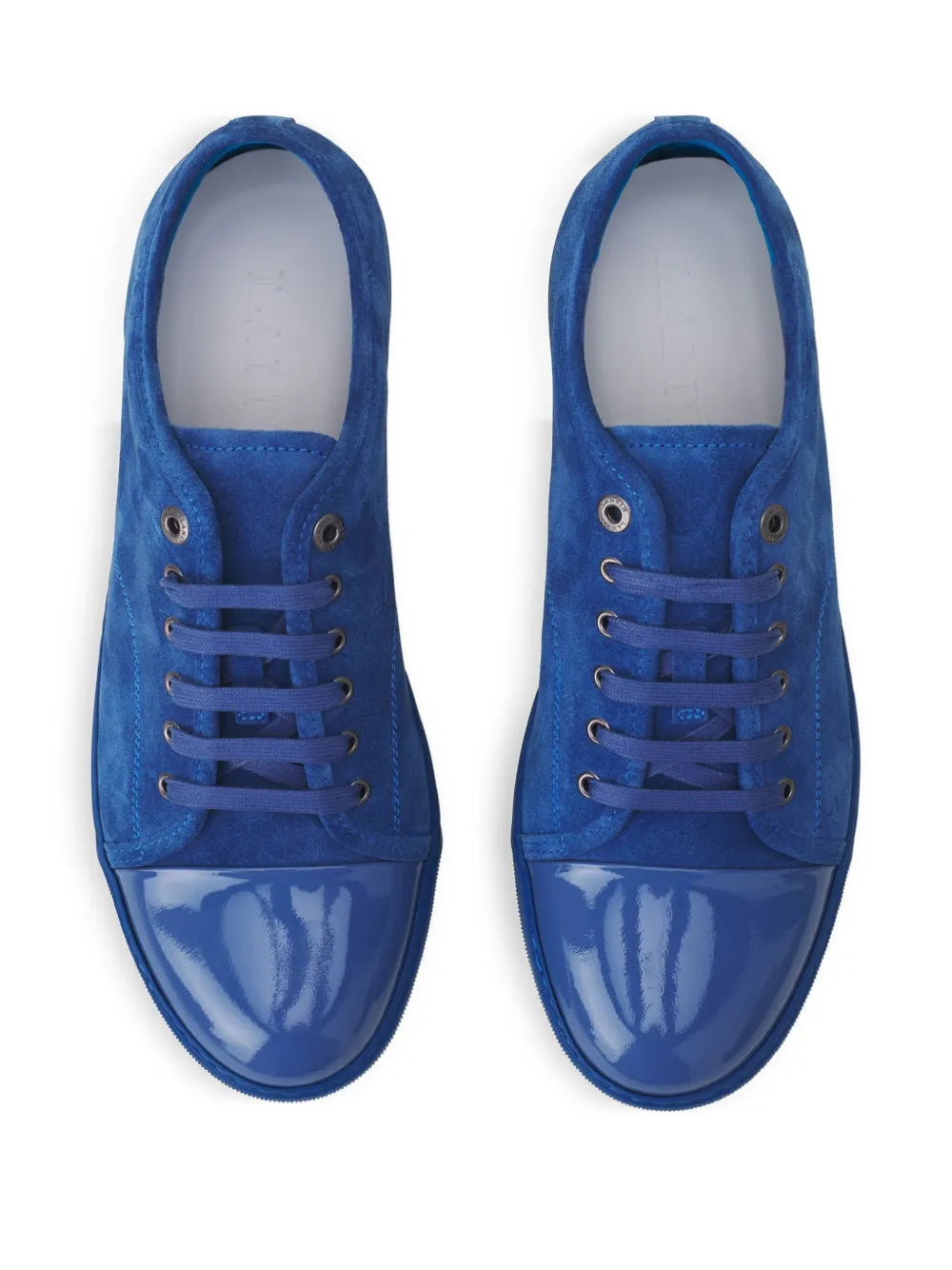 Lanvin Lace-Up Panelled Sneakers