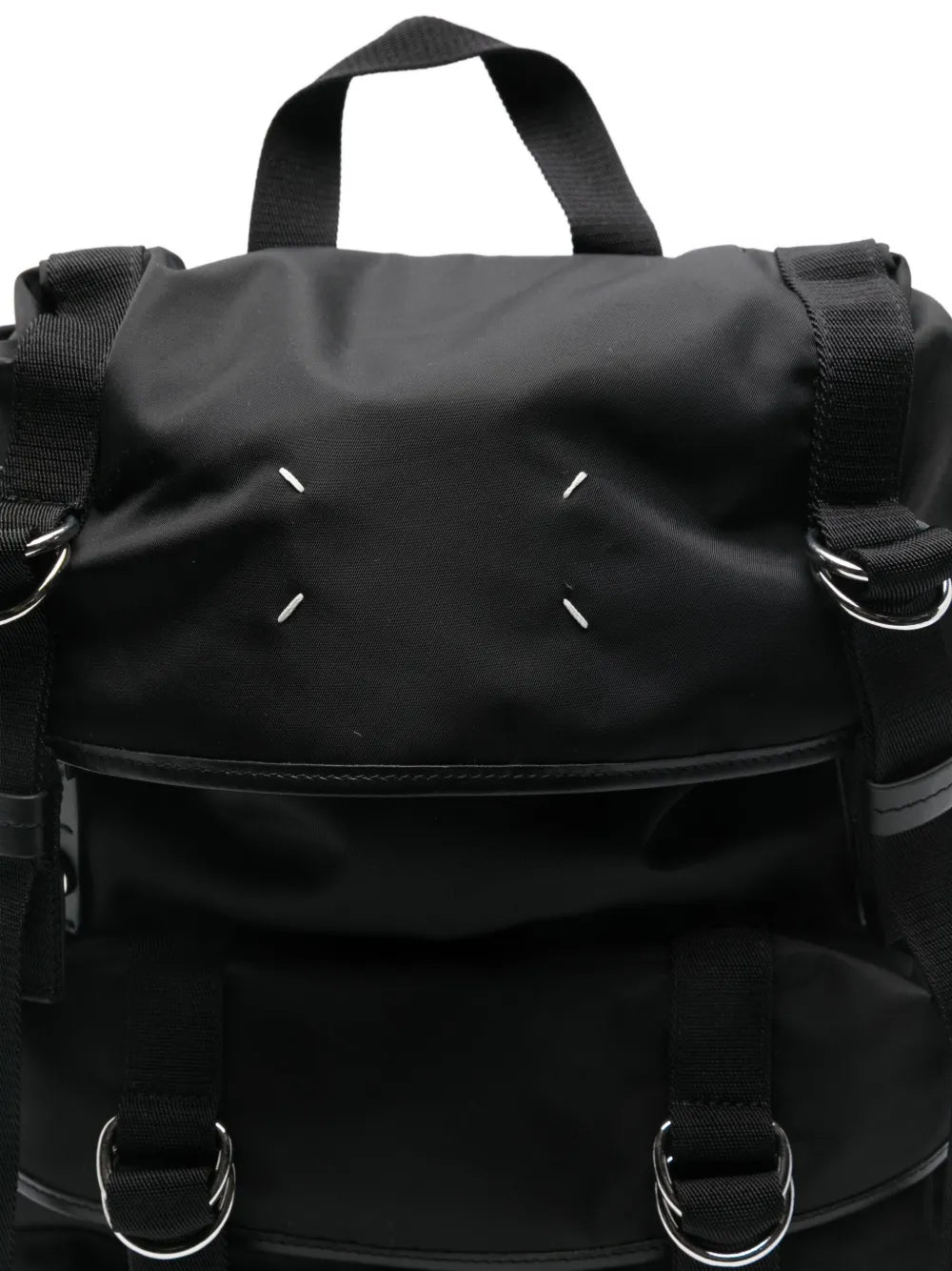 Maison Margielaring-embellished backpack