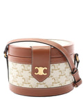 Pre-OwnedCeline Pre-Owned2020 Medium Triomphe Coated Canvas Tambour crossbody bag