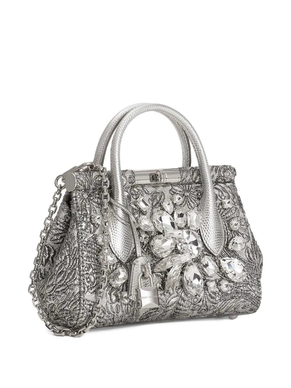 New SeasonDolce & Gabbanamini Marlene Day embroidery tote bag