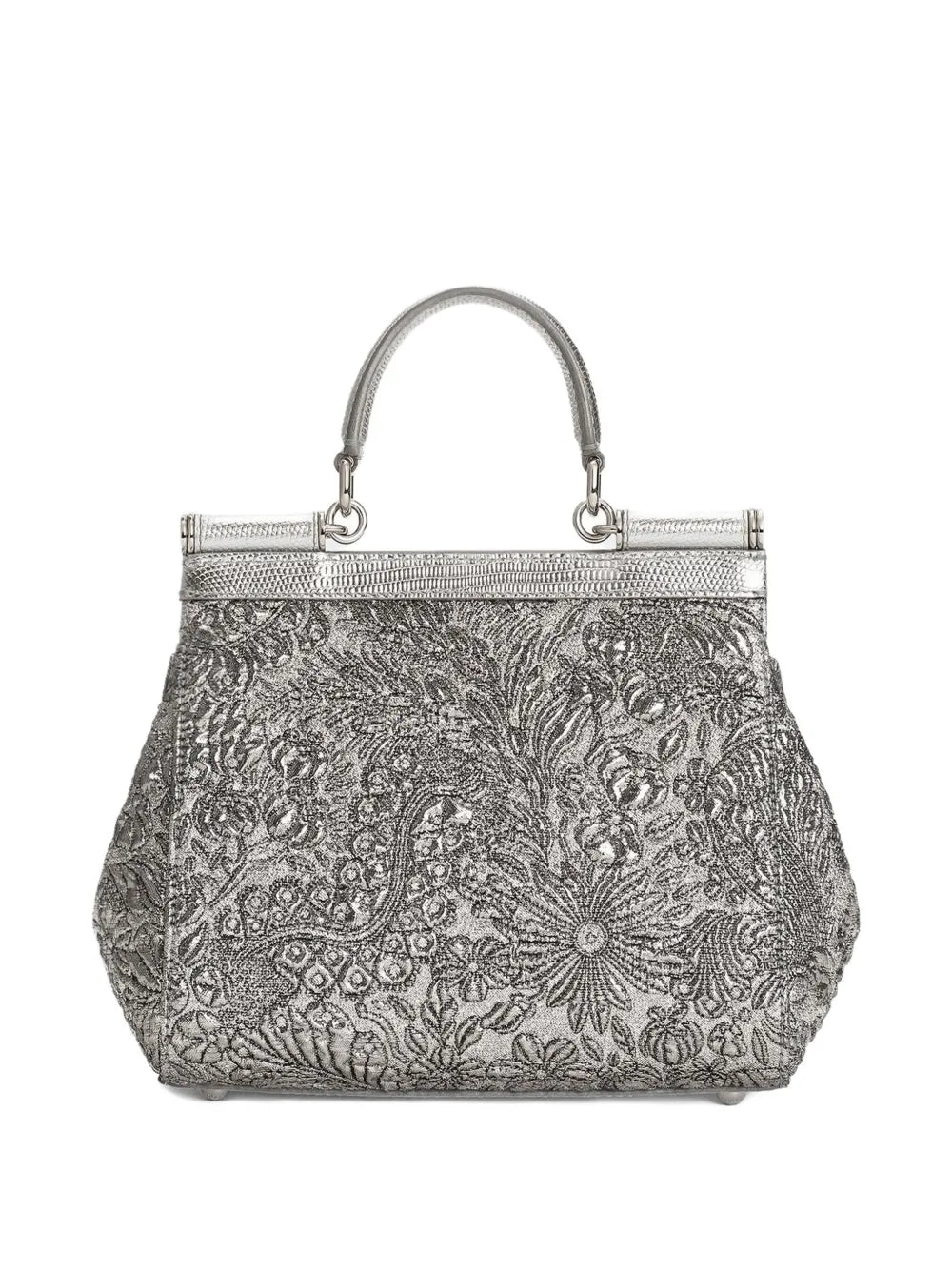 New SeasonDolce & Gabbanamedium Sicily brocade tote bag