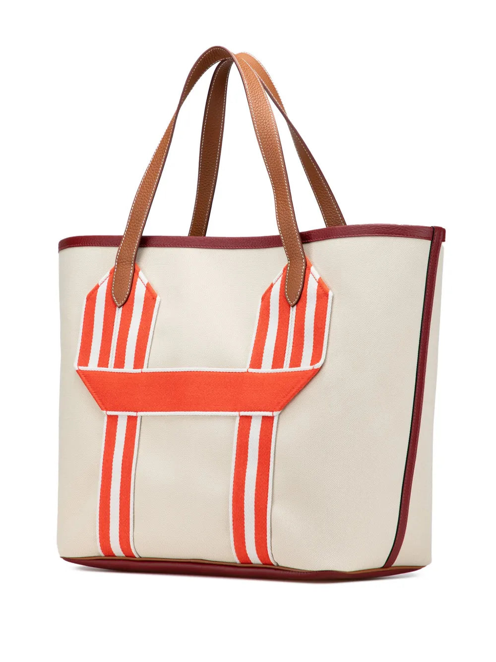 Pre-OwnedHermre-Owned2022 Toile and Clemence Pursangle tote bag