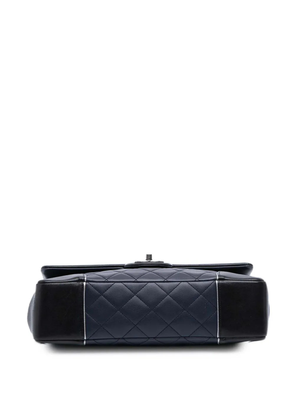 Pre-OwnedCHANEL Pre-Owned2015-2016 Paris-Salzburg Jumbo Bicolor Quilted Lambskin Tyrolean Flap crossbody bag