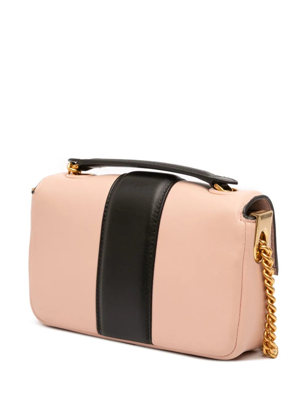 Pre-OwnedFendi Pre-Owned2010-2025 Mini Bicolor Nappa Apolo Chain Baguette shoulder bag
