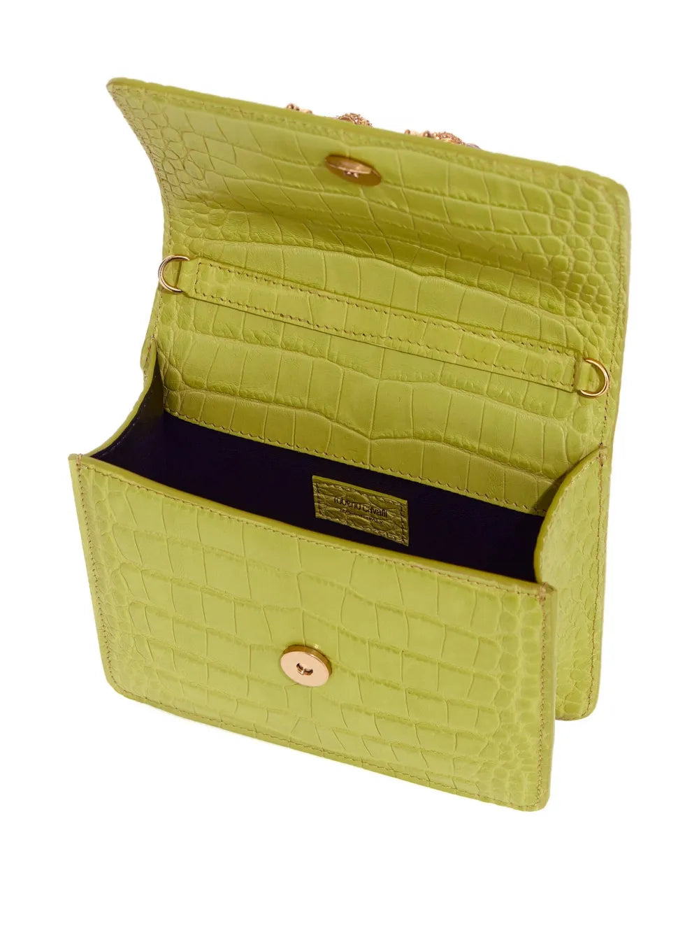 Roberto Cavallimedium Roar tiger-handle tote bag