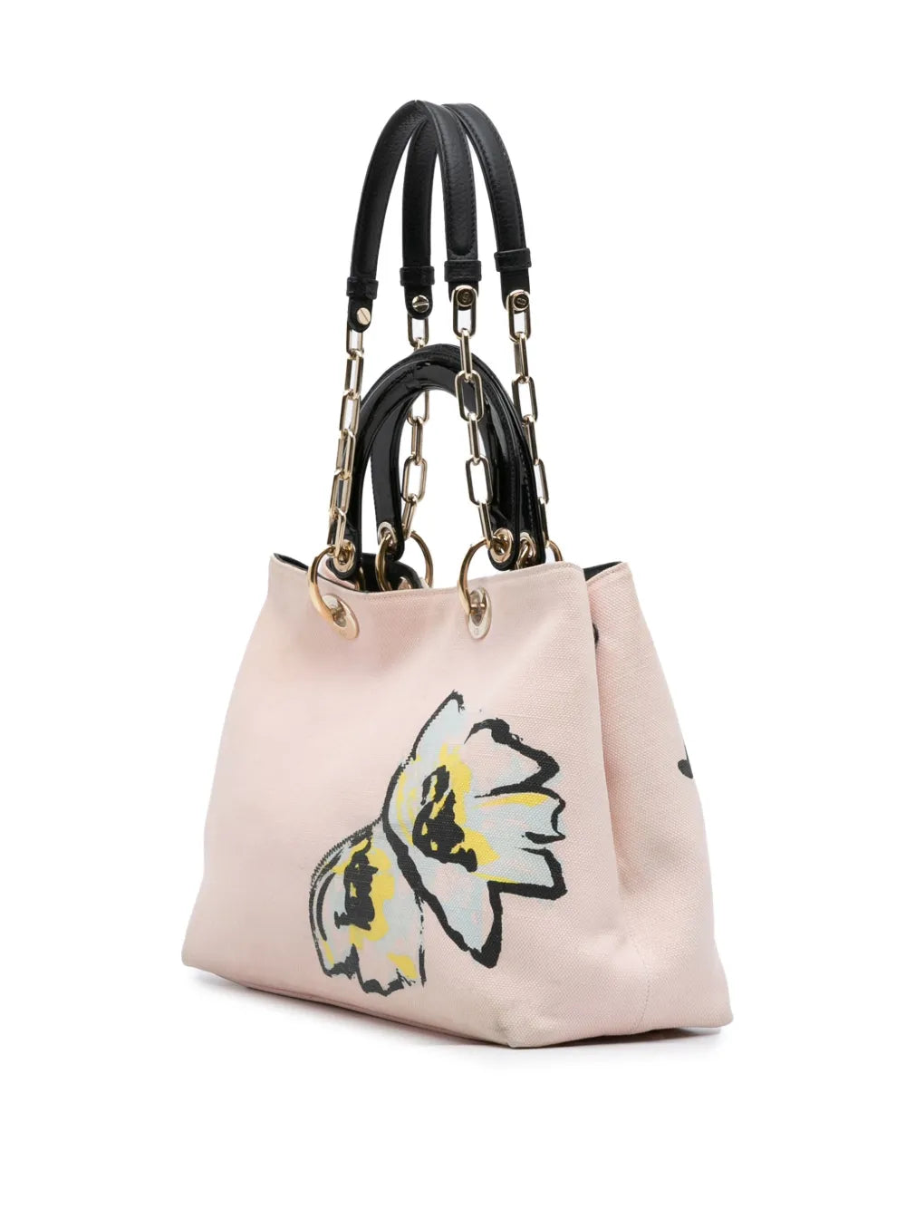 Pre-OwnedChristian Dior Pre-Owned2014 Limited Edition Medium Canvas Floral Printed Diorissimo satchel