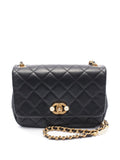 Pre-OwnedCHANEL Pre-Owned2021-2025 Small CC Glazed Calfskin Imitation Pearls Flap crossbody bag