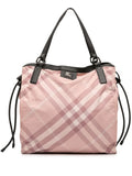 Pre-OwnedBurberry Pre-Owned2000-2017 Supernova Check Nylon Buckleigh tote bag