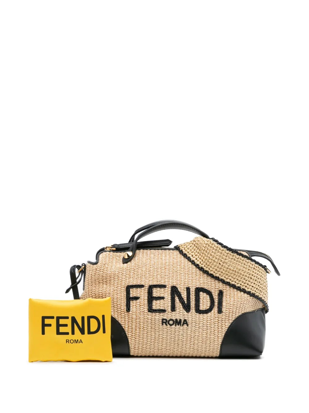 Pre-OwnedFendi Pre-Owned2010-2025 Medium Raffia By The Way satchel