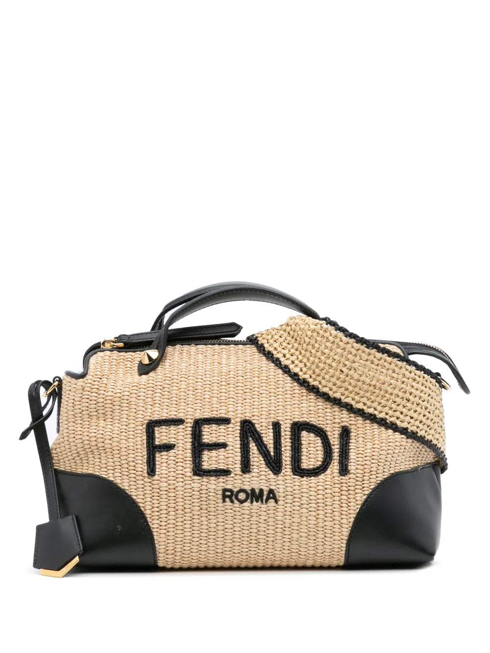 Pre-OwnedFendi Pre-Owned2010-2025 Medium Raffia By The Way satchel