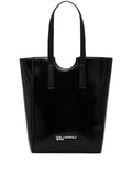 Karl Lagerfeld Jeanslogo-plaque tote bag