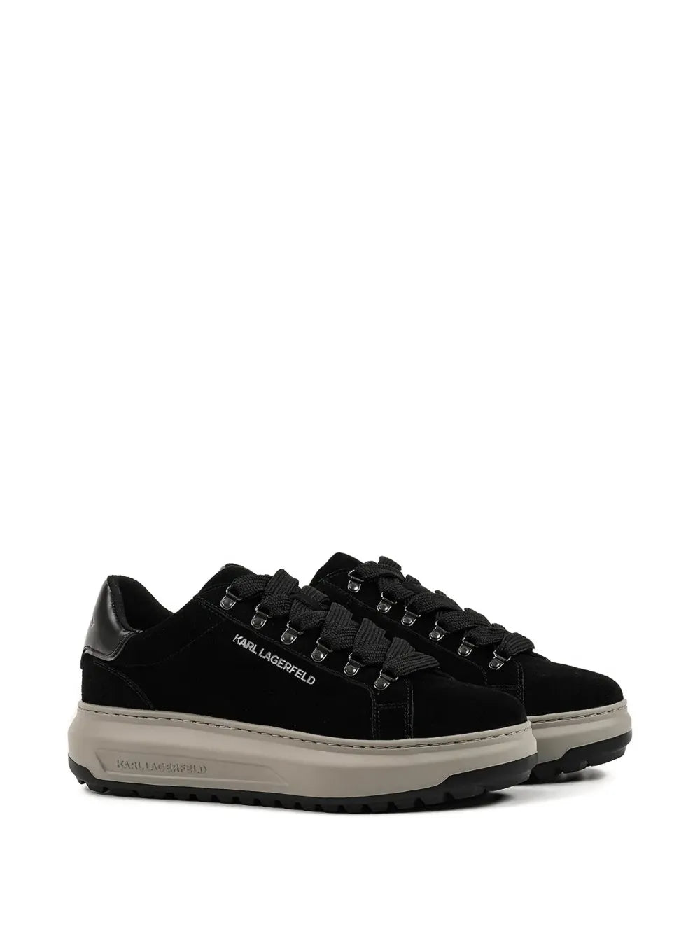Karl Lagerfeld Kapri Lug Lace-Up Logo Sneakers