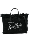 MC2 Saint Barthfringed-trim logo-embroidered tote bag
