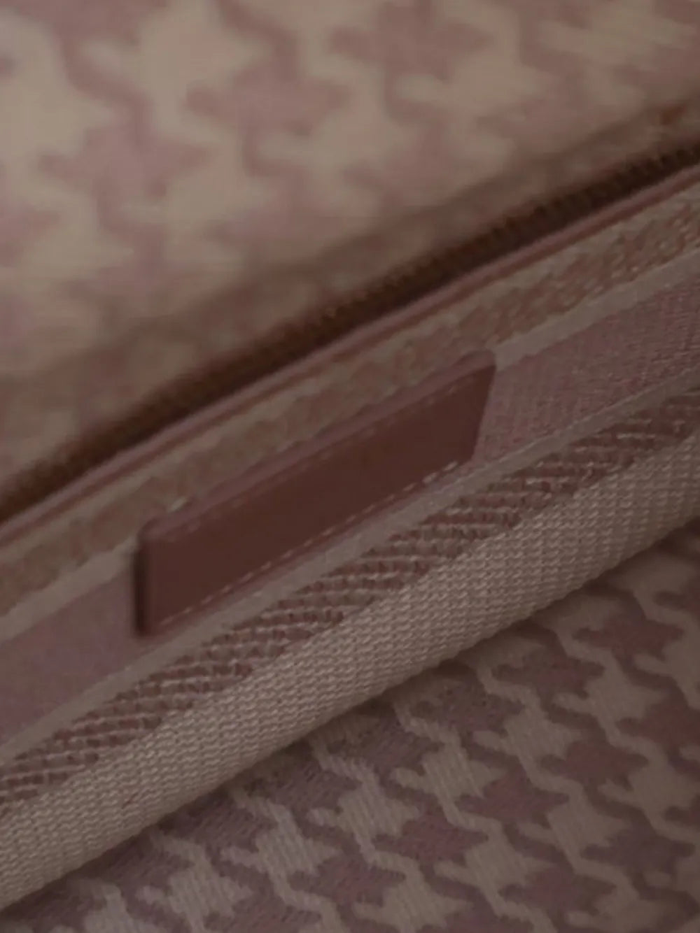 Pre-OwnedChristian Dior Pre-Owned2021 Medium Embroidered Canvas Houndstooth Lady D Lite satchel